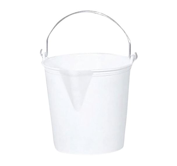 Seau à bec polypropylène 13 L - blanc