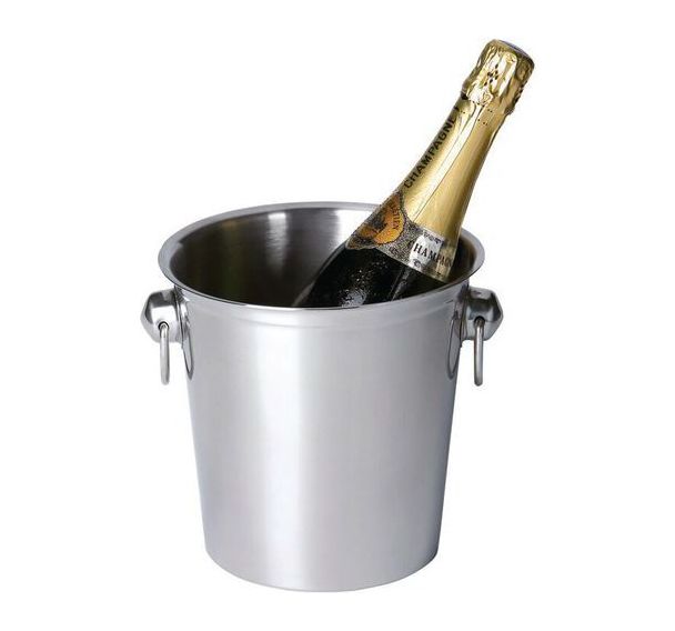 Seau à champagne en acier