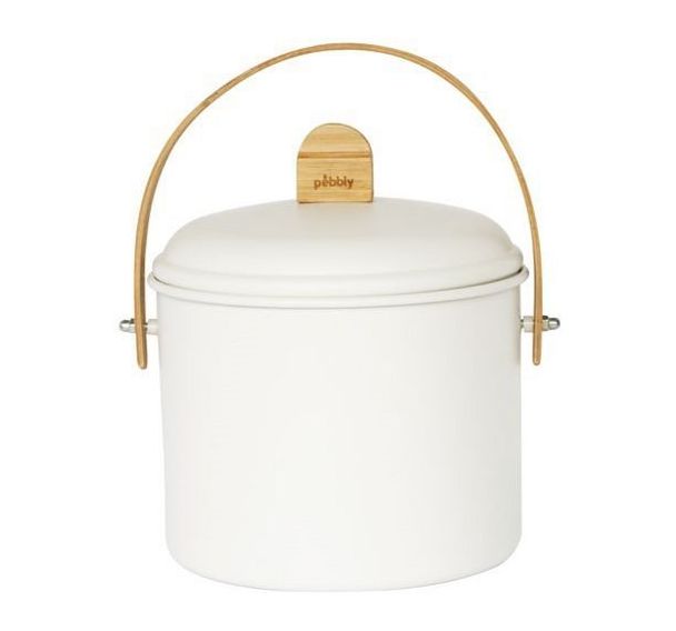 Seau à compost avec filtre charbon - Pebbly