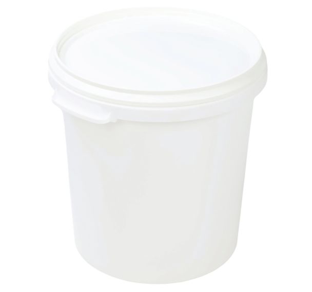 Seau blanc avec couvercle – 1 à 30L - Manutan Expert