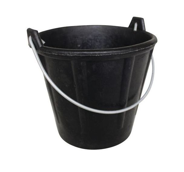 Seau caoutchouc 12 litres