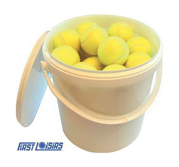 Seau de 30 balles de tennis