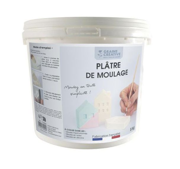 Seau de 5 kg de plâtre de moulage