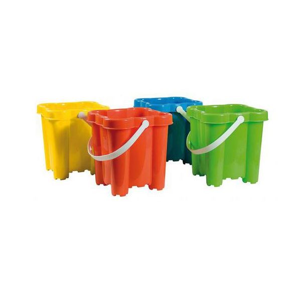 Seau de plage château-fort 20 cm