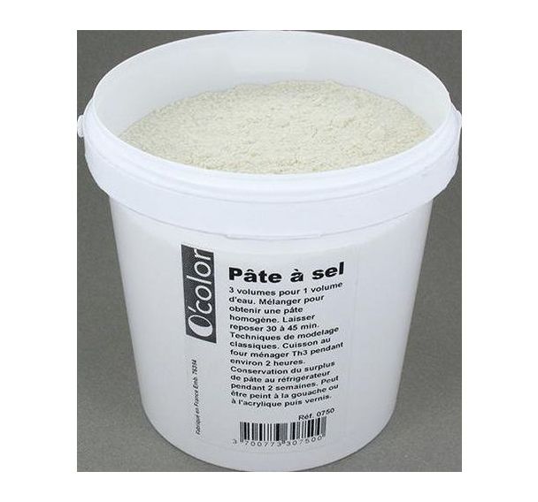 Seau plastique 4kg pâte à sel