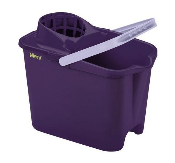 Seau rectangulaire avec essoreur - 14L