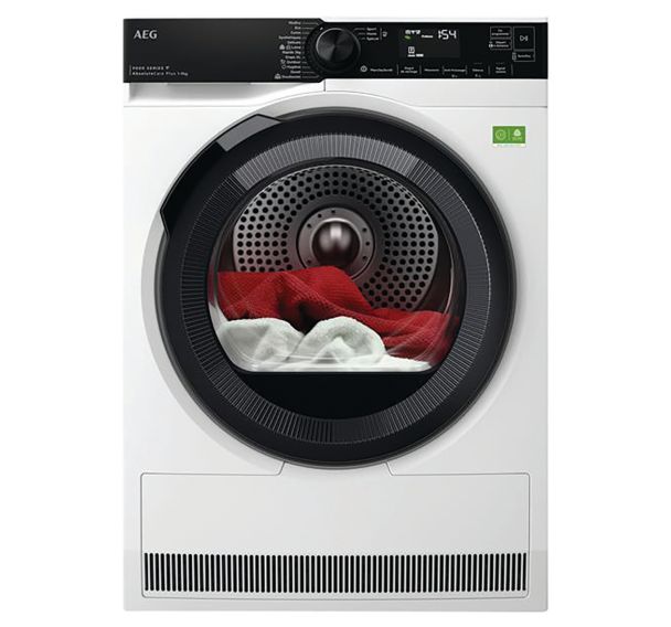 Sèche-linge TR95A9B6BW - Capacité 9 kg - Aeg