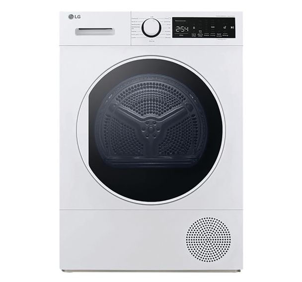 Sèche-linge frontal - Capacité 8 kg - Lg - RH8D13WH