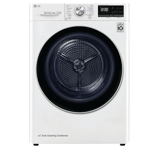 Sèche-linge frontal - Capacité 9 kg - RH9V71WHN- Lg