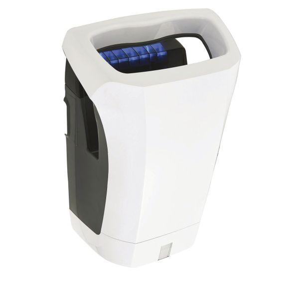Sèche-mains automatique air pulsé JVD Stell'Air - 800 W blanc