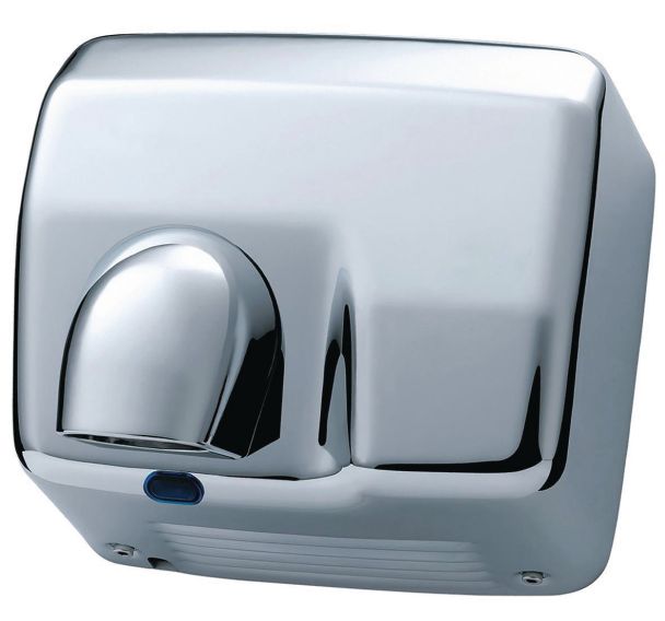 Séche-mains traditionnel inox 2500W