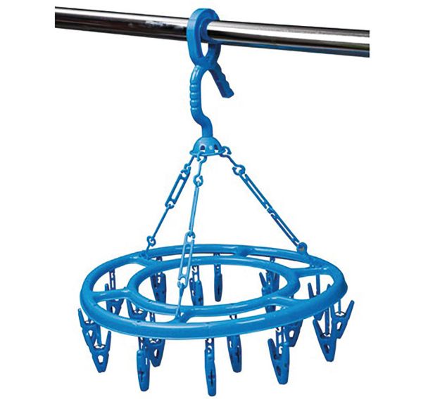 Séchoir circulaire pliable 18 pinces