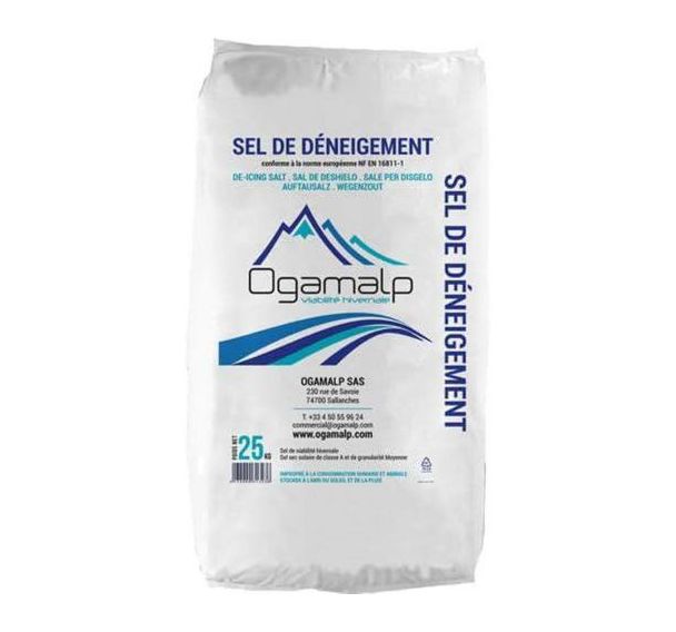 Sel de déneigement - Sac de 25Kg