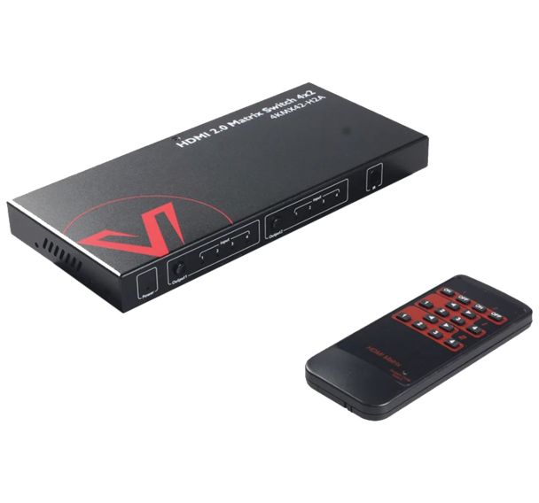 Sélecteur matrice HDMI EZH-242X 4x2 audio - EZtech