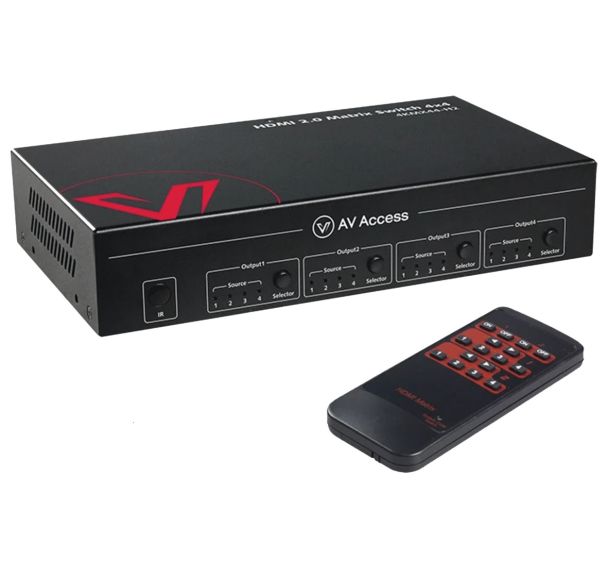 Sélecteur matrice HDMI EZH-244X 4x4 audio - EZtech