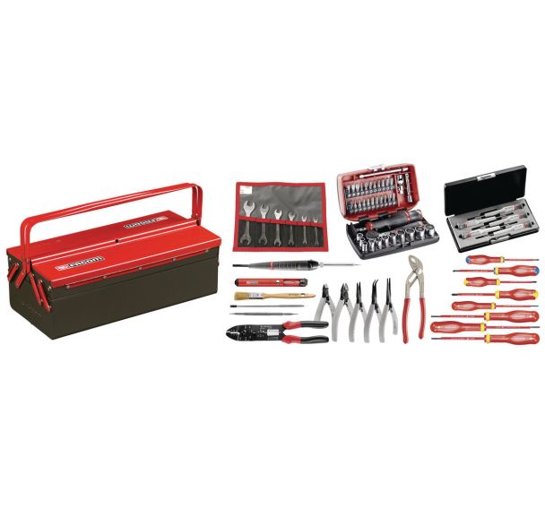 Sélection de 52 outils électricien et boîte à outils
