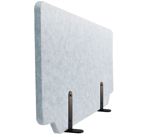 Séparateur de bureau gris clair kit pieds - Manutan Expert