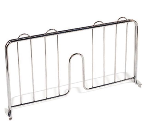 Séparateur pour rayonnage fil d'acier profondeur 443 mm