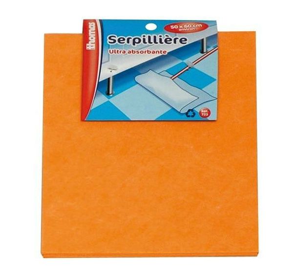 Serpillière ultra absorbante non tissée
