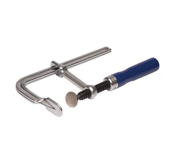 Serre-joint à pompe métallique manche bois - Irimo