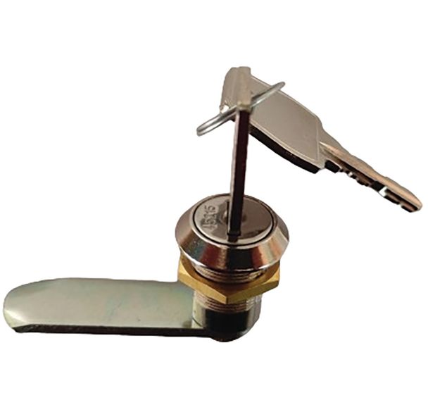 Serrure à clé pour vestiaire à monter - Manutan