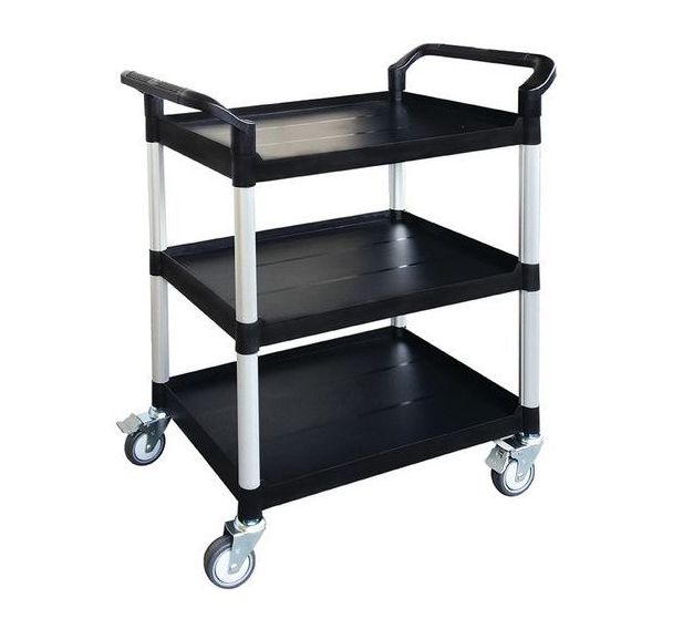 Servante 250 kg polypropylène 3 plateaux 680 x 450 mm