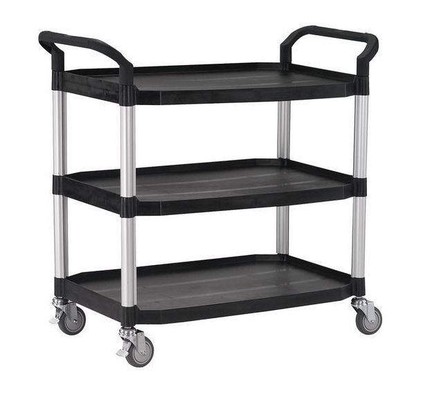 Servante 250 kg polypropylène 3 plateaux 915 x 520 mm