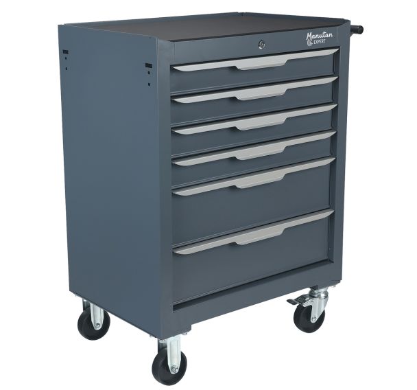 Servante 6 tiroirs Gris foncé