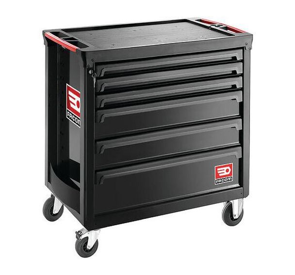 Servante Rollm4 6 Tiroirs Rouge
