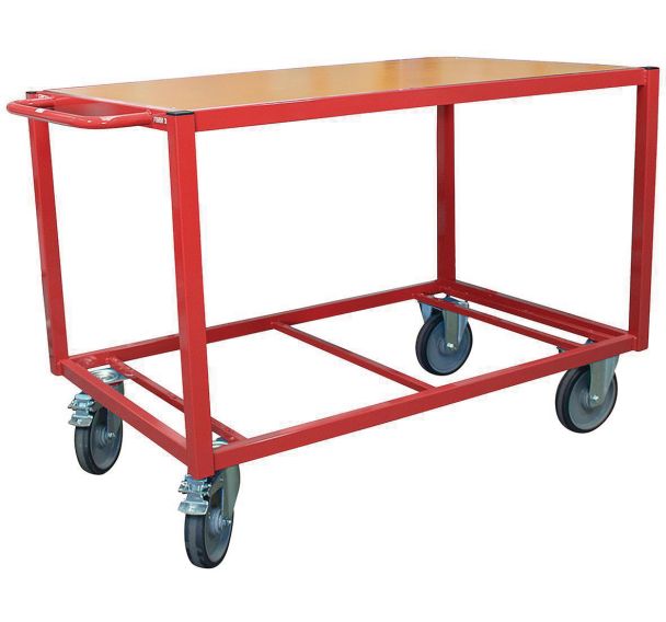 Servante d'atelier 1 plateau bois - Force 500 kg - Fimm