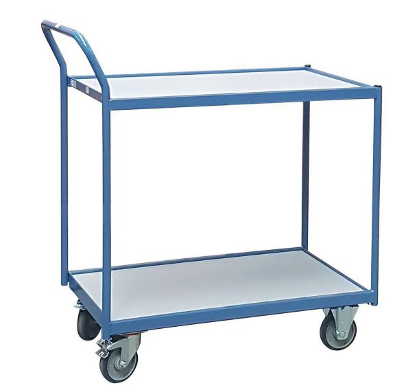 Servante d'atelier 2 plateaux - barre de poussée verticale - Force 250 kg - Fimm