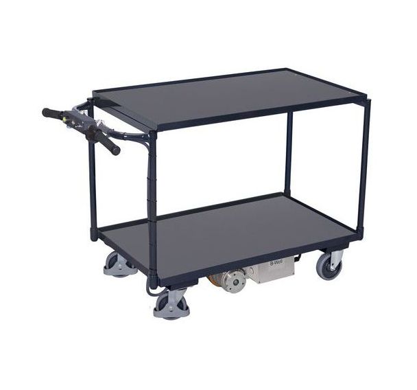 Servante électrique B-Well - 2 plateaux bois - 500kg - Actiwork