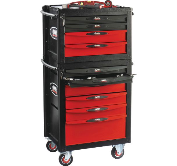 Servante et coffre 10 tiroirs + 365 outils pour technicien