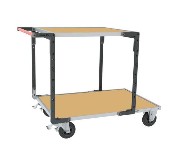 Servante flat-pack 1 plateau long et 1 plateau court 1355x795x980mm - FIMM