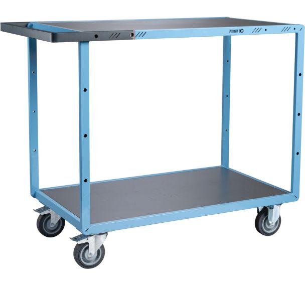 Servante mécano-soudée roues TPE - 1160x640x955mm - FIMM