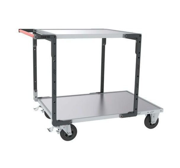 Servante montée 1 plateau long et 1 plateau court 1355x795x980mm - FIMM