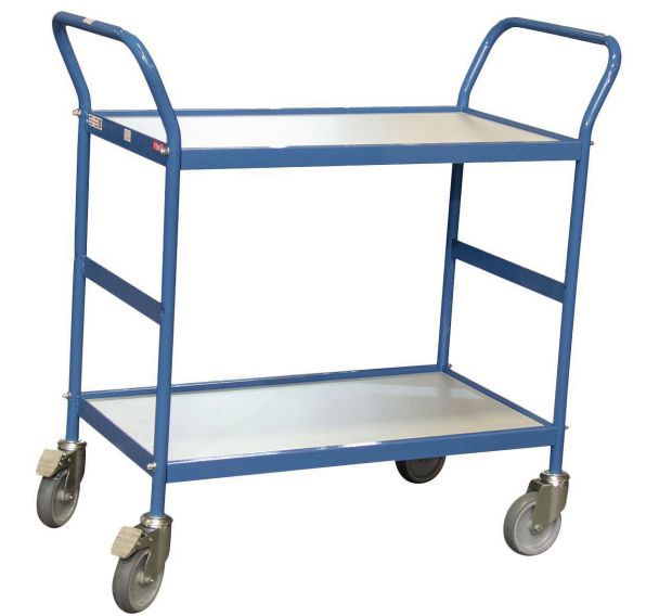 Servante polyvalente 2 et 3 plateaux mélaminé - Force 150 kg - Fimm