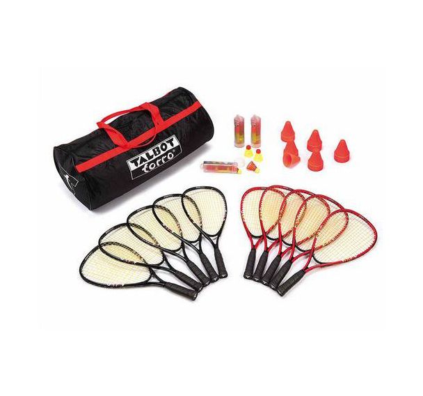 Set 10 Raquettes Speed Badminton + 18 Volants