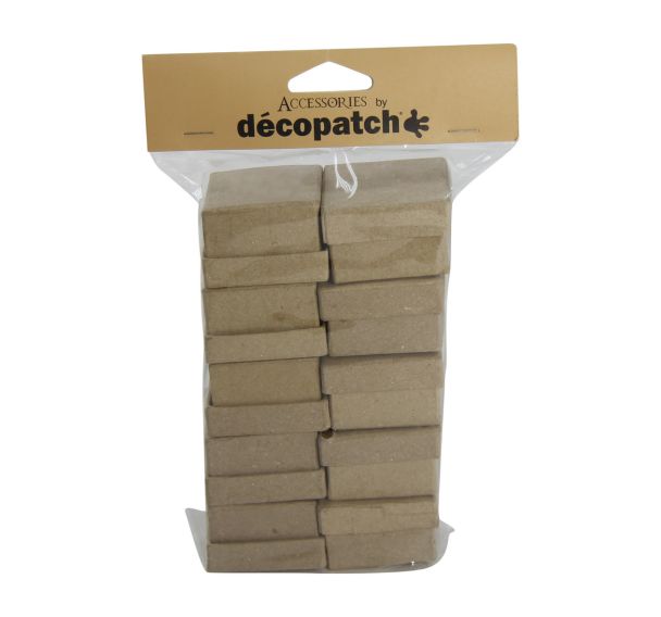 Set 10 petites boîtes carrées 3x15x30cm (Lot de 3)