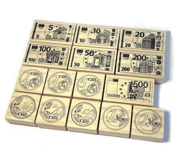Set 15 tampons Monnaie