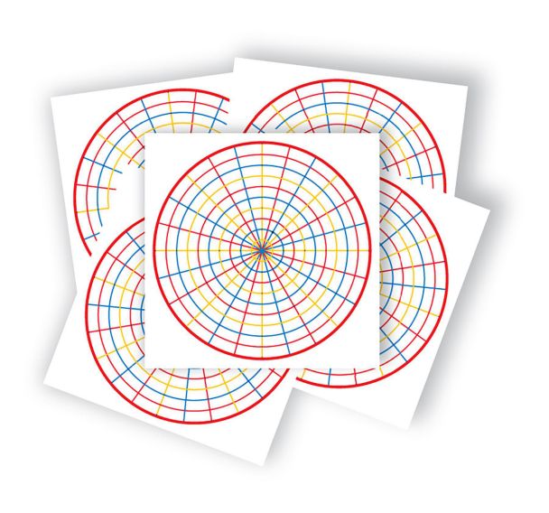 Set 36 feuilles 28x28cm pour création Mandala