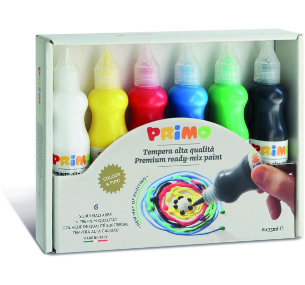 Set 6 bouteilles 75ml prêt à peindre