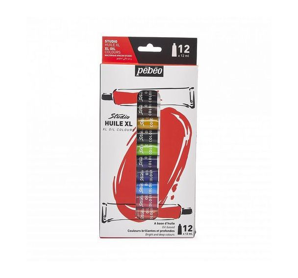 Set Huile XL Studio tubes 12x12 ml
