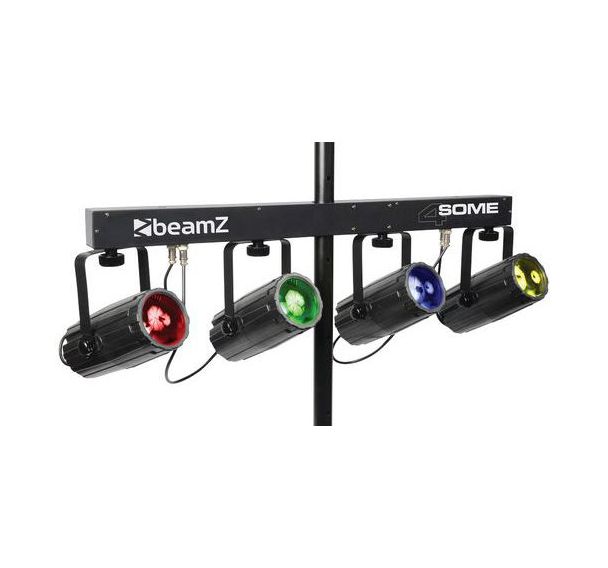 Set avec 4 projecteurs 57 LEDs RGBW