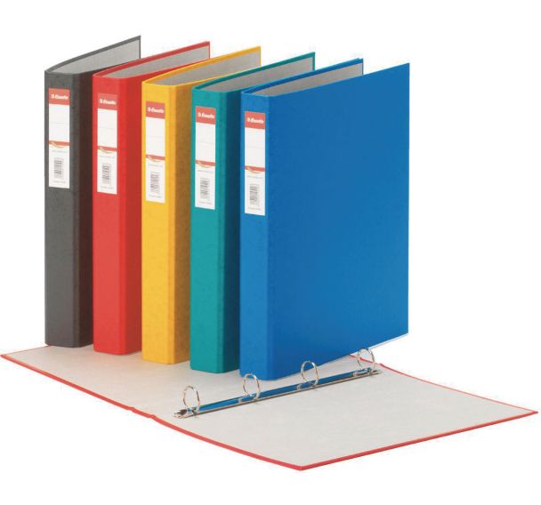 Set de 10 Classeur 4 anneaux Rainbow dos 35mm assortis