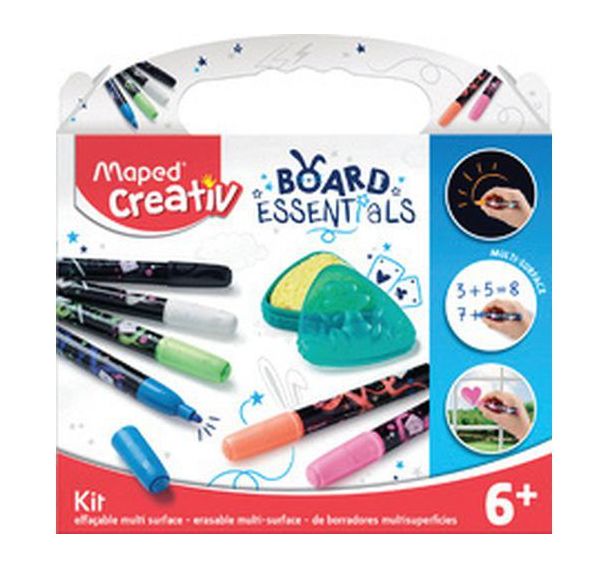 Set de 12 Creativ BOARD ESSENTIALS Kit de marqueurs, 7 pièces