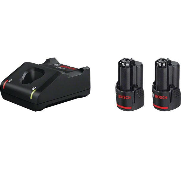 Set de 2 batteries 12V et chargeur rapide - Bosch