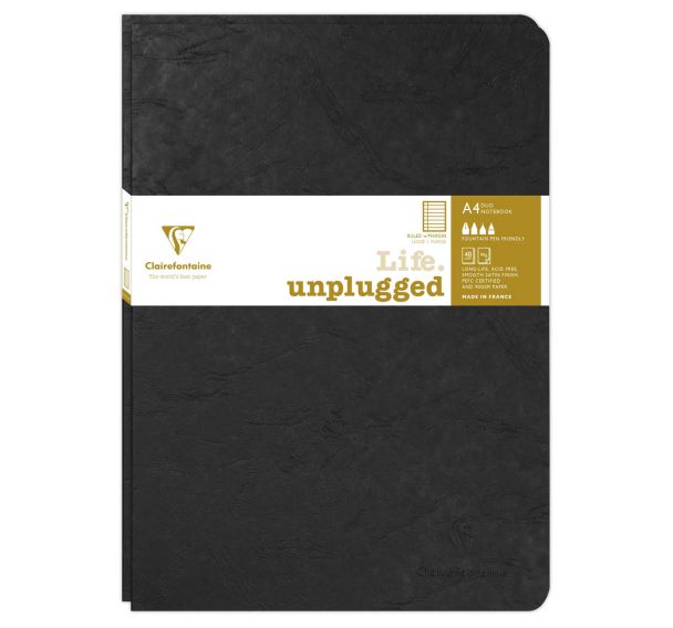 Set de 2 cahiers piqués Age Bag A4 - Clairefontaine