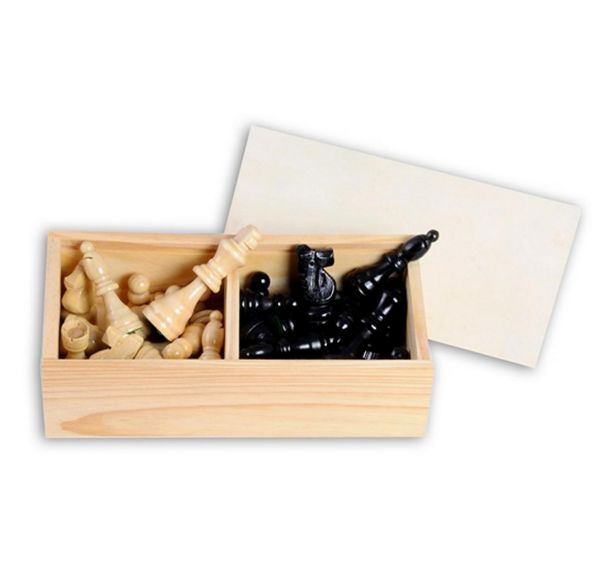 Set de 32 pièces d'échec en bois