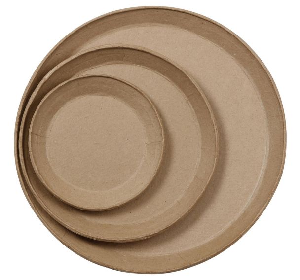 Set de 3 assiettes à suspendre (Lot de 2)